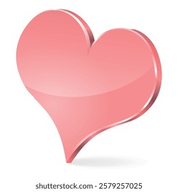 Heart icon representing love, affection, feelings and kindness