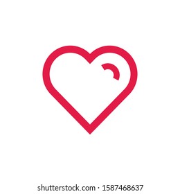 Heart Icon for Romance and Love