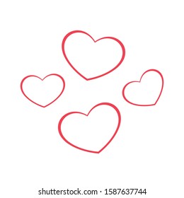 Heart Icon For Romance and Love
