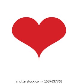 Heart Icon For Romance and Love