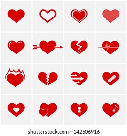 Heart Icon Set