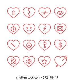 Heart Icon Set