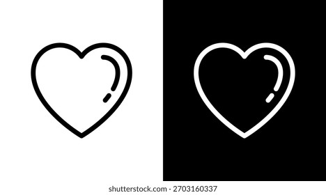 Heart With Icon Set Design