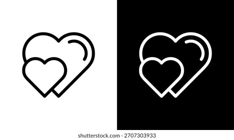Heart With Icon Set Design