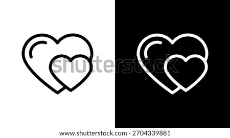 Heart With Icon Set Design