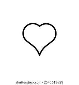 Heart icon set. Vector illustration.