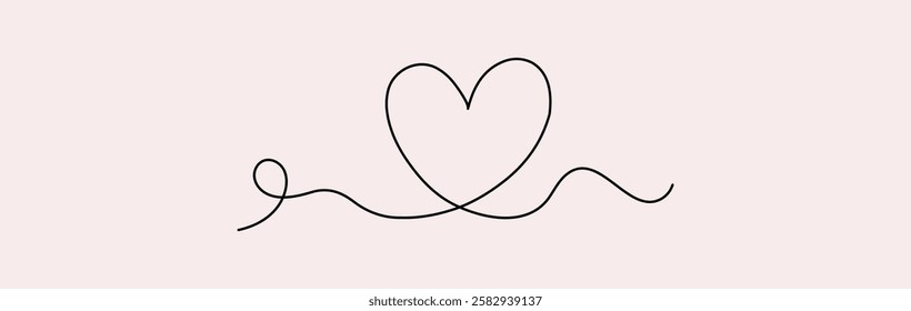 heart icon set. Vector Romantic illustration symbol join, passion and wedding. Calligraphy Design flat element of valentine day.
