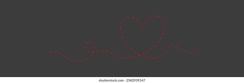 heart icon set. Vector Romantic illustration symbol join, passion and wedding. Calligraphy Design flat element of valentine day.