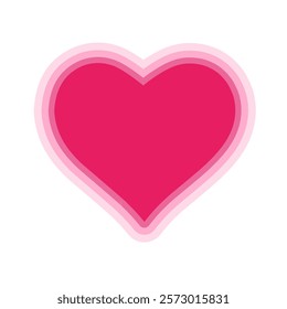 Heart icon. Heart shape Isolated on white background.