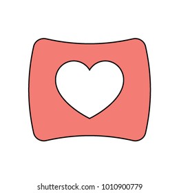 Heart  icon sign