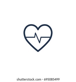 heart icon. sign design