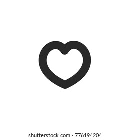 heart icon. sign design