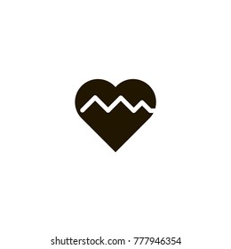 heart icon. sign design