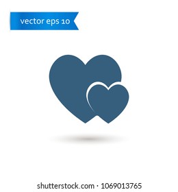 heart. heart icon. sign design. Vector EPS 10.