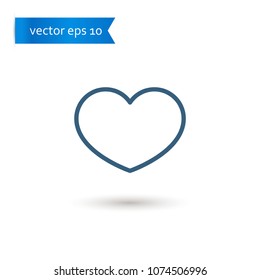 heart. heart icon. sign design. Vector EPS 10.