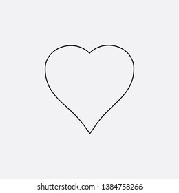 heart icon sign signifier vector