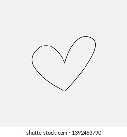 heart icon sign signifier vector
