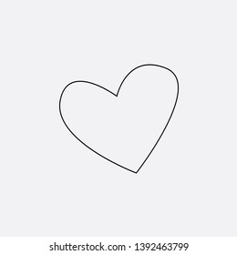 heart icon sign signifier vector