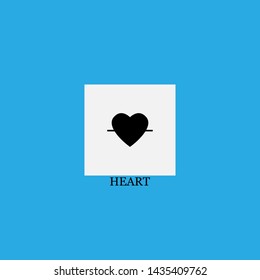 heart icon sign signifier vector
