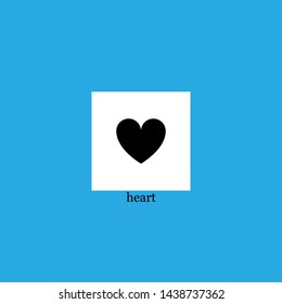 heart icon sign signifier vector