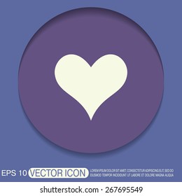 heart icon sign.  valentine icon