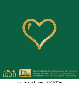 heart icon sign.  valentine icon