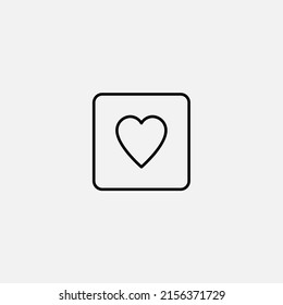Heart icon sign vector,Symbol, logo illustration for web and mobile