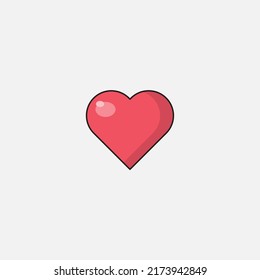 Heart icon sign vector,Symbol, logo illustration for web and mobile