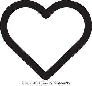heart icon silhouette vector style with white background