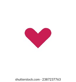 Icono de corazón. Estilo sencillo tienda de regalos gran venta cartel de fondo símbolo. botón Me gusta. Elemento de diseño de logotipo de marca de corazón. Impresión de camisetas de corazón. Vector para pegatinas.