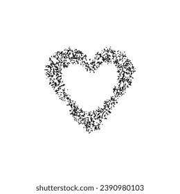 Icono de corazón. Estilo sencillo tienda de regalos gran venta cartel de fondo símbolo. botón Me gusta. Elemento de diseño de logotipo de marca de corazón. Impresión de camisetas de corazón. Vector para pegatinas.