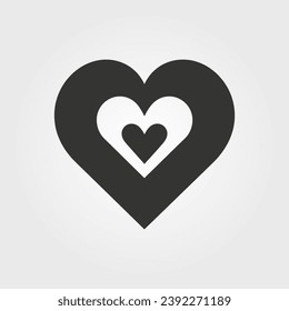 A heart icon - Simple Vector Illustration