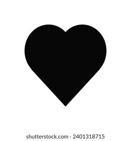 Icono de corazón. Signo vectorial simple