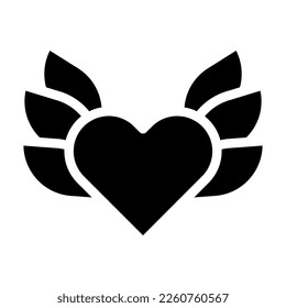 icono cardíaco estilo sólido ilustración valentina elemento vector y símbolo perfecto. Signo de icono de la colección moderna para la web.