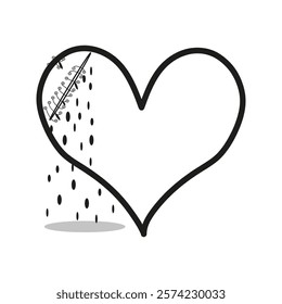 Heart, icon of heart, symbol of heart