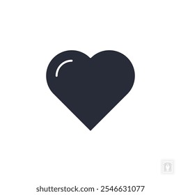 Heart icon. Heart Symbol sign for mobile concept and web design. Vector icon, Logo illustration, Vector graphics