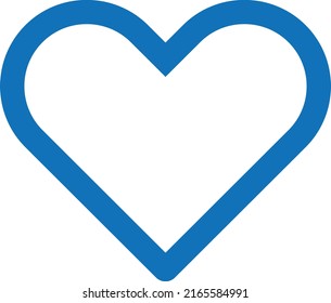 Heart icon, heart symbol vector