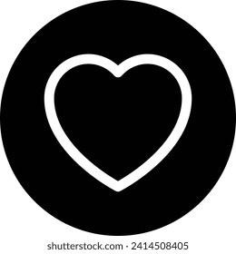 Heart Icon Symbol. Heart Icon Vector.
