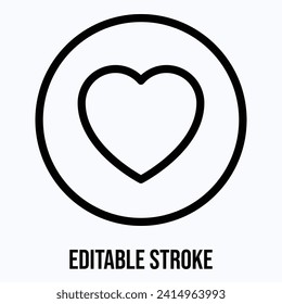 Símbolo del icono del corazón. Vector de iconos del corazón.