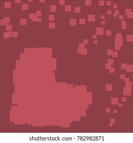 Heart icon target which consists of isolated elements. Modern style with ethnic elements in heart icon. Can be used as print, wallpaper, cards, valentine cards, logo, background and etc.