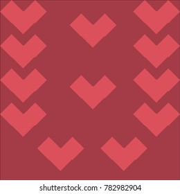 Heart icon target which consists of isolated elements. Modern style with ethnic elements in heart icon. Can be used as print, wallpaper, cards, valentine cards, logo, background and etc.