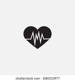 heart icon template design