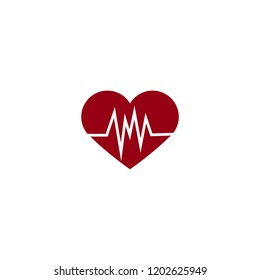 heart icon template design
