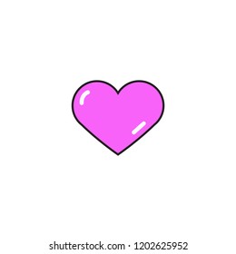 heart icon template design