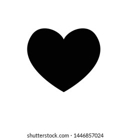 Heart icon template, love heart vector design elements