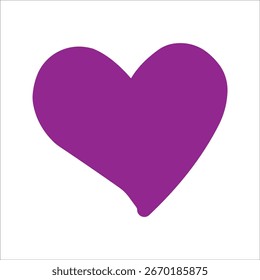 Heart icon in trendy flat style isolated on background. Heart icon page symbol for your web site design Heart icon . Heart icon Vector illustration, 