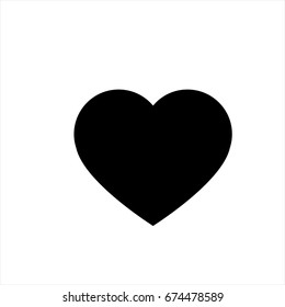 Heart icon in trendy flat style isolated on background. Heart icon page symbol for your web site design Heart icon logo, app, UI. Heart icon Vector illustration, EPS10.