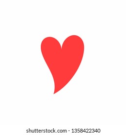 Heart icon. Valentine's Day. Symbol of love