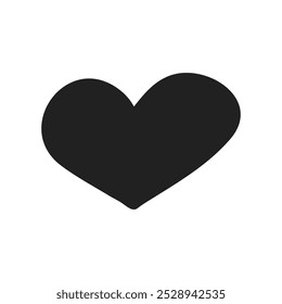 Heart icon. Various simple vector heart love.