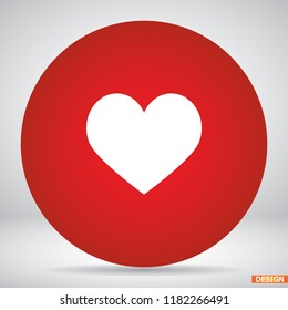 Heart icon vector 10 eps design